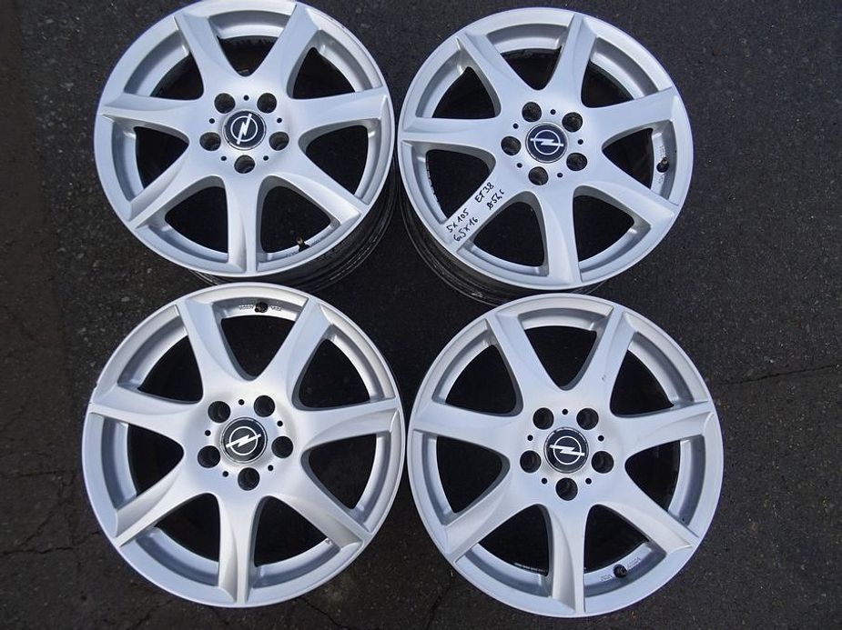 Alu disky na Opel, 16", 5x105, ET 38, šíře 6,5J