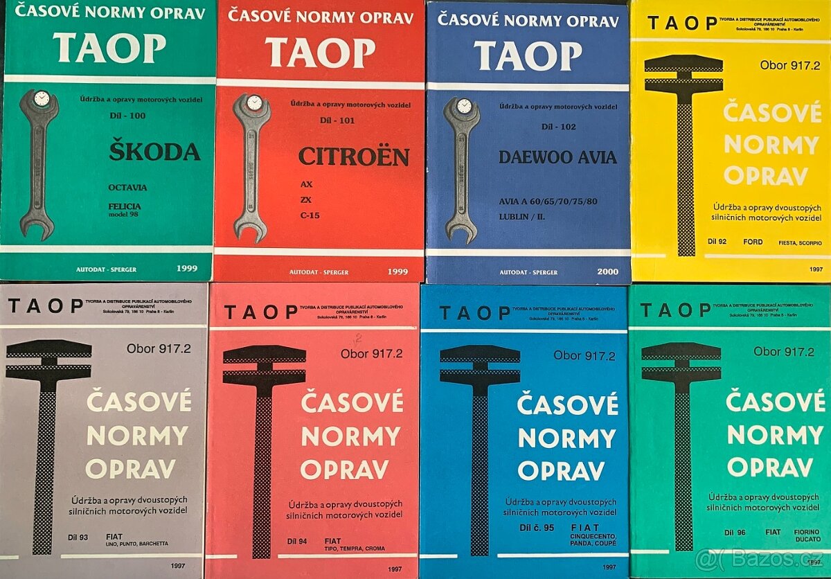 Časové normy oprav TAOP