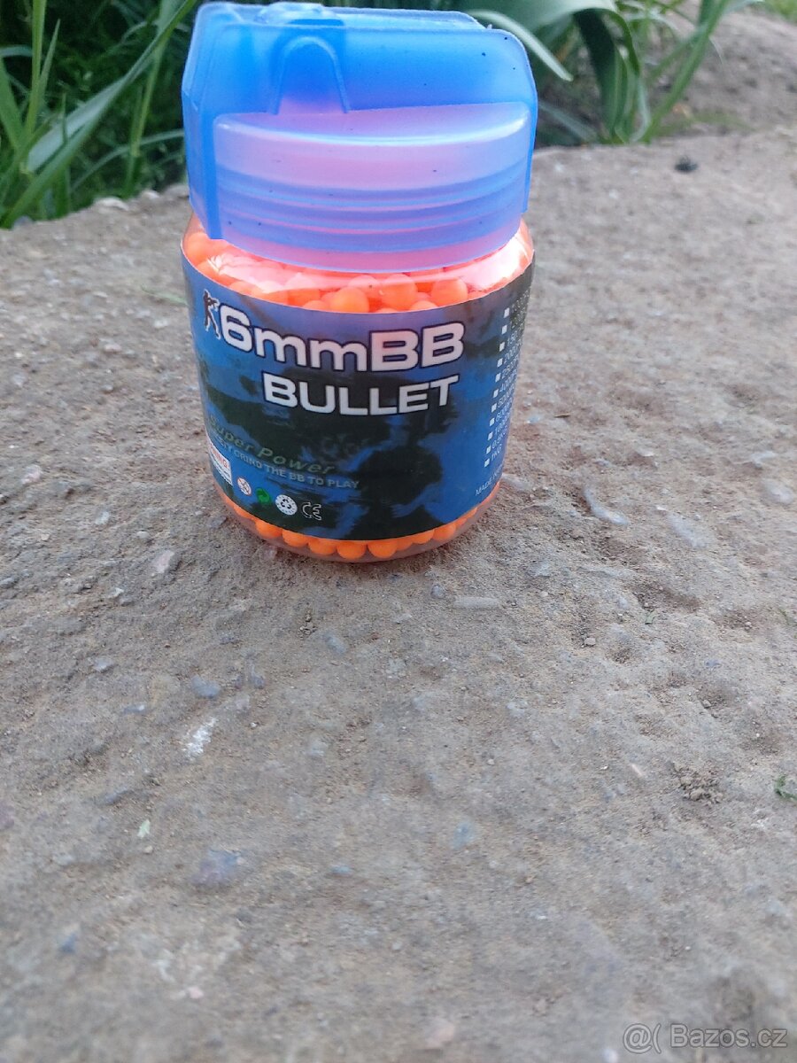 Airsoft kuličky oranžové