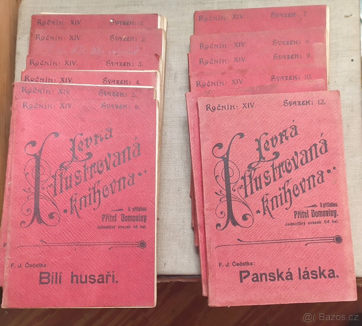 Prodám svazky Levná ilustrovaná knihovna