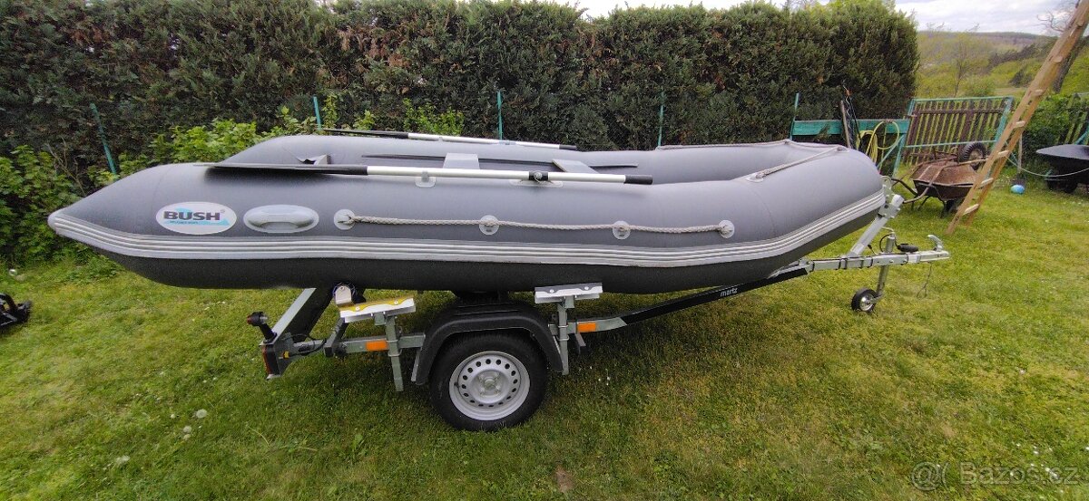 Nafukovací člun Bush Crab K 400, motor Parsun F20 ABMS,vlek