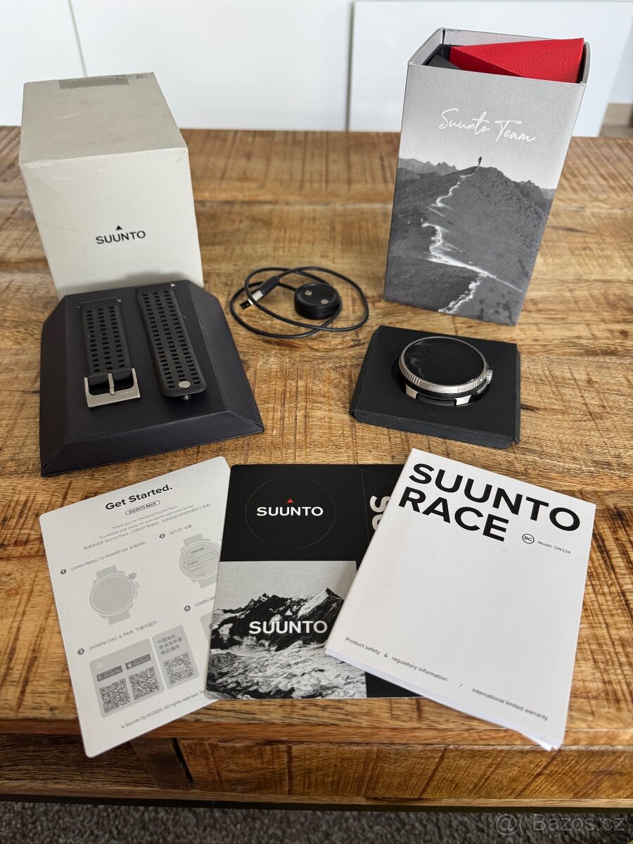 Suunto Race Titanium Charcoal – jako nové, záruka Alza
