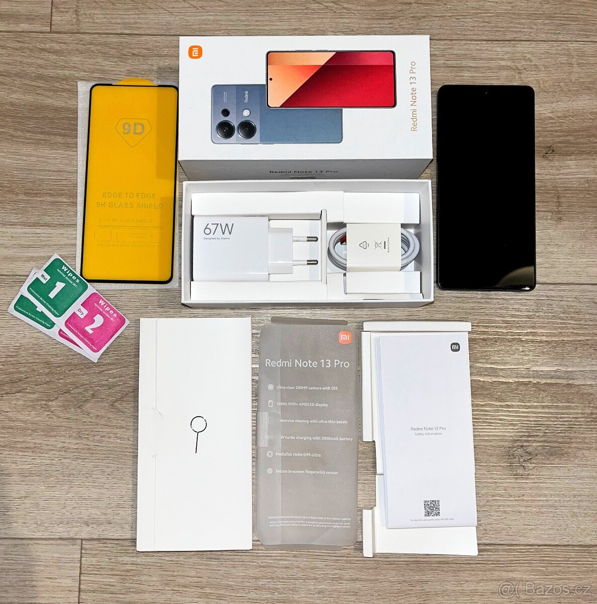 Xiaomi Redmi Note 13 Pro, zánovní, záruka 1,5 roku