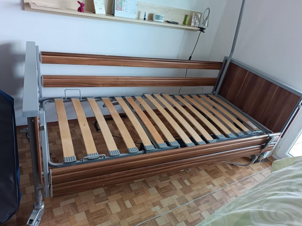Elektrická polohovací postel | DOMIFLEX 2 tmavá