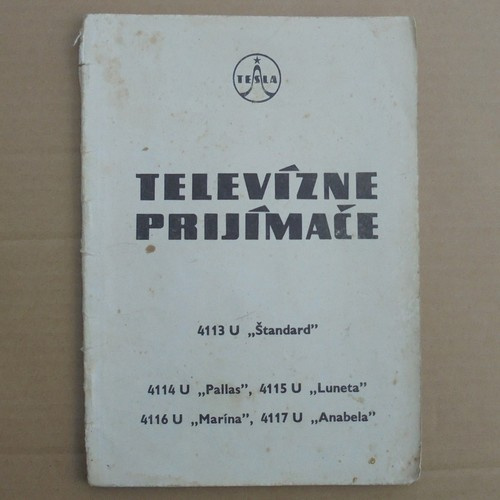 návod Televize Tesla 4113 U, 4114 U, 4115 U, 4116 U, 4117 U