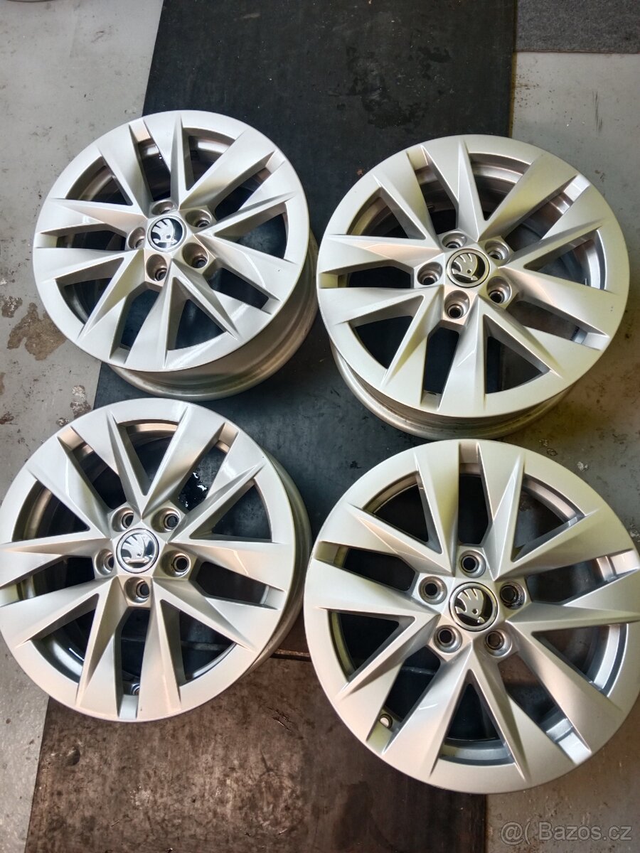 alu kola 5x100 r15 Škoda Fabia 4