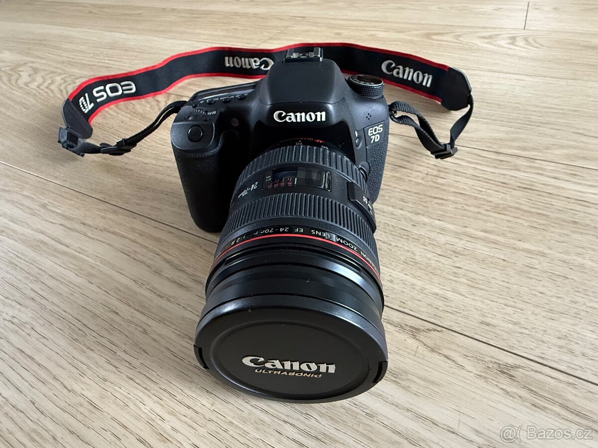 Canon EOS 7D plus příslušenství
