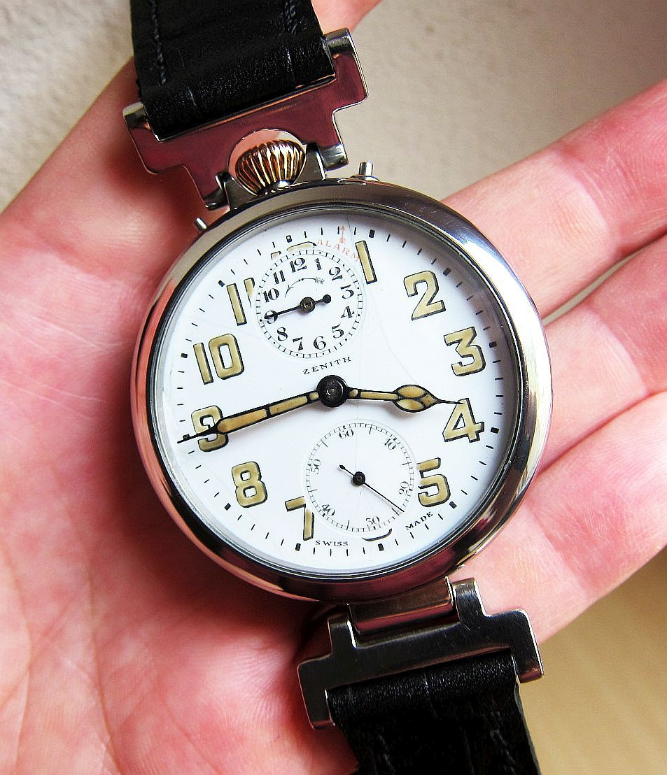 ZENITH 1920 ALARM švýcarské luxusní náramkové hodinky