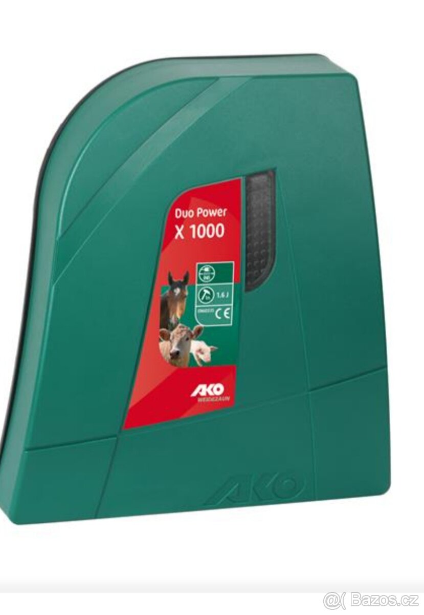 Zdroj pro elektrický ohradník AKO DUO-Power X 1000, kombinov