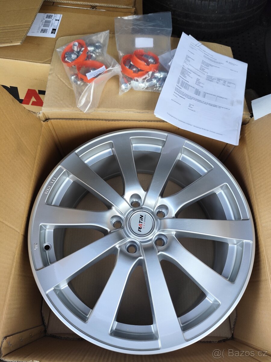 Nové Alu 5 x 114,3 r18 Platin