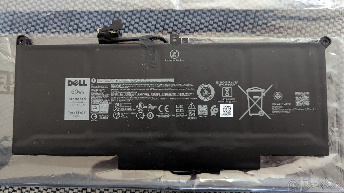 Dell Latitude 60Wh baterie F3YGT
