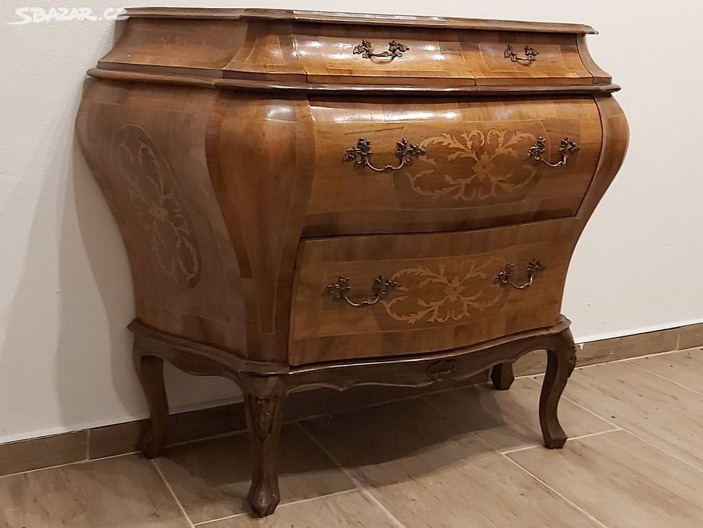 barokní skříňka, břichatka , replika, cena 10000,-Kč