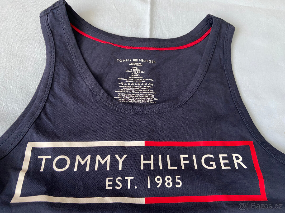 Pánské tričko Tommy Hilfiger, bez rukávů, vel. pánské "S".