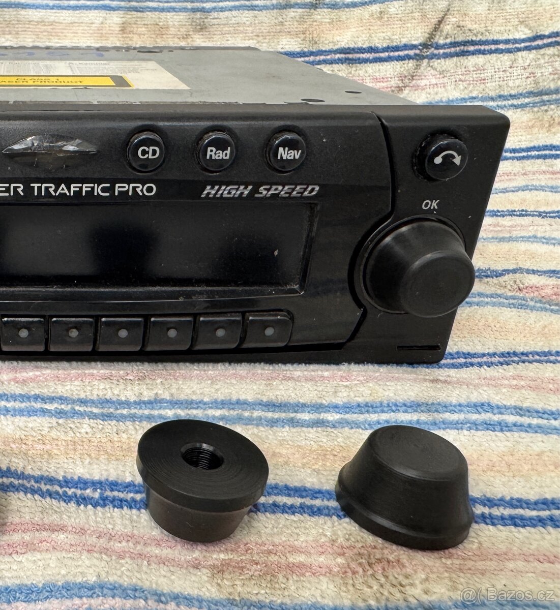 Autorádio Becker náhrada nové ovladače knoflíky