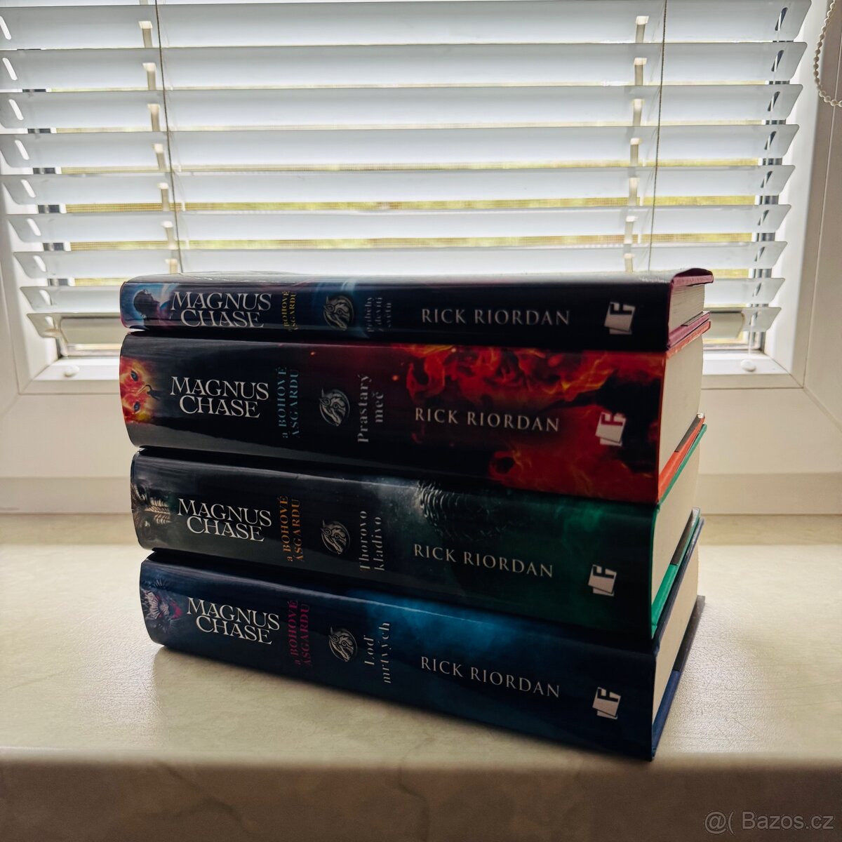 Rick Riordan - Magnus Chase a bohové Ásgardu série 4x knihy