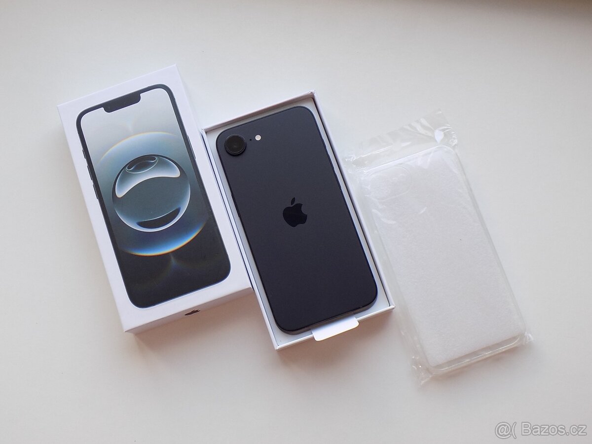 Apple iPhone 16e 128GB Černý - ZÁRUKA - 100% BATERIE