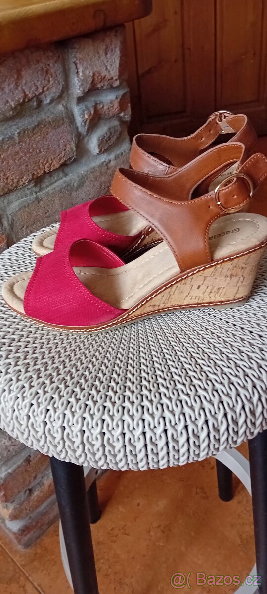 Zánovní dámské letní boty od Deichmanna vel.38