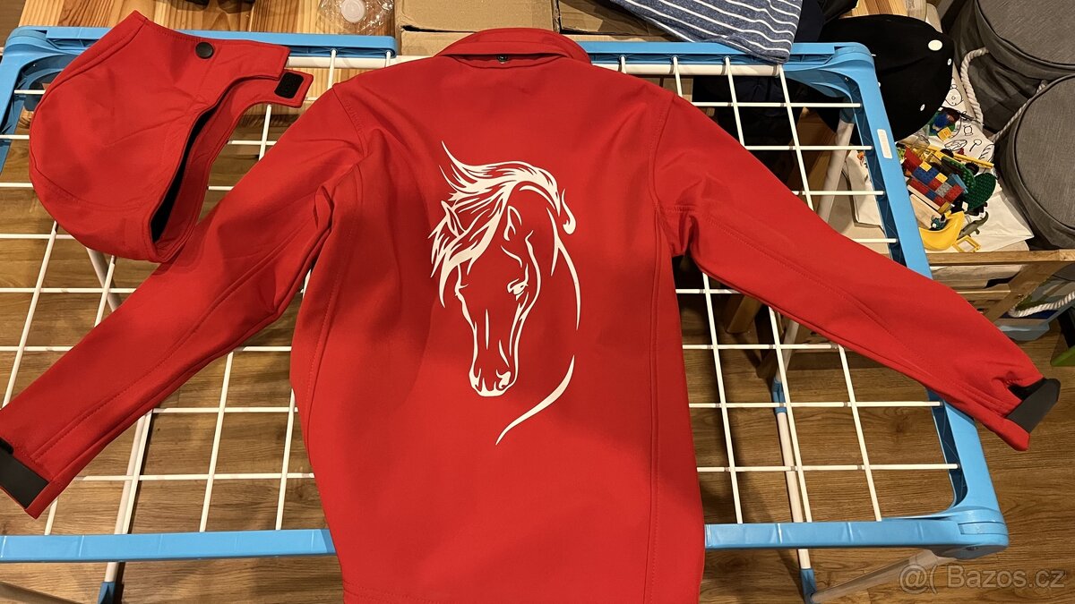 Softshellová dětská bunda 8-10 let