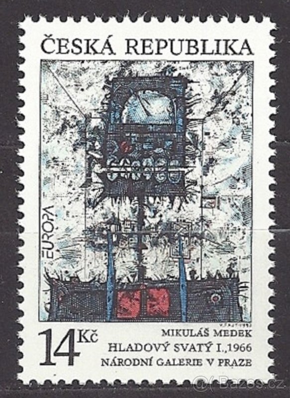 Česká Republika 1993 Pof 5 EUROPA Mikuláš Medek.
