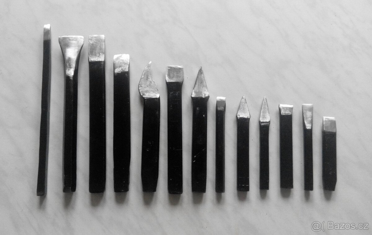 Sada zámečnických sekáčů