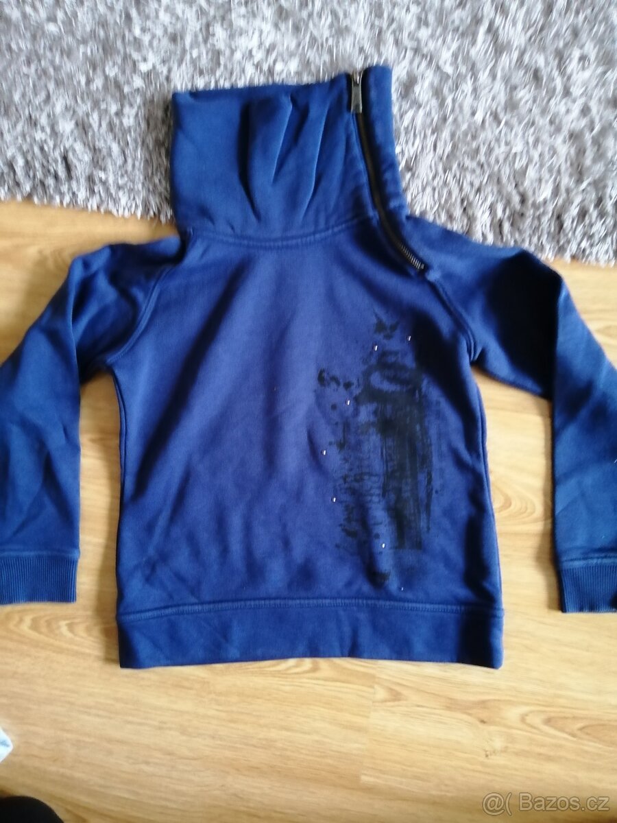 Modrá mikina S'Oliver v. 140