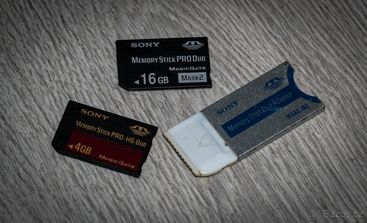 Memory Stick Pro Duo 4GB a 16GB