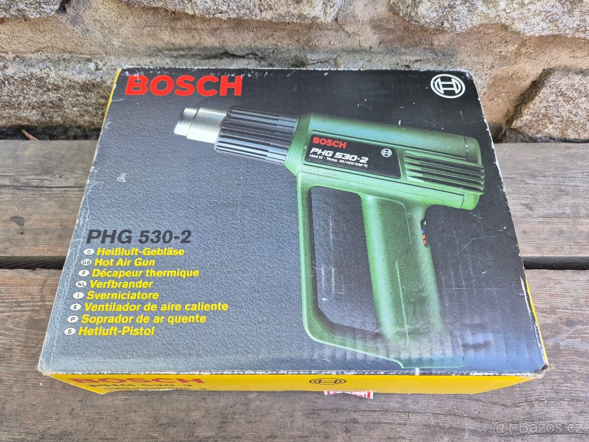 horkovzdušná pistole - horkovzdušný fén Bosch PHG 530-2