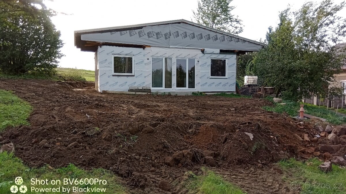 Chata stavební bunky
