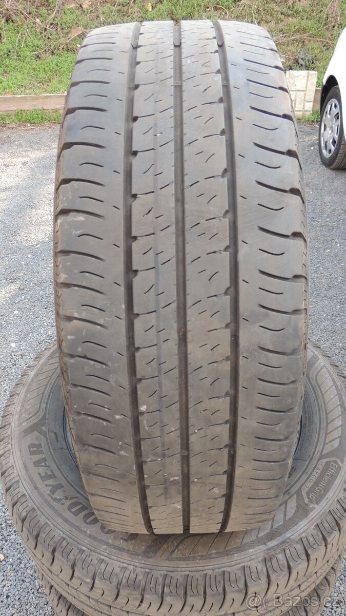 4ks letních pneu Goodyear 225/65/16C, dot24/22,6mm