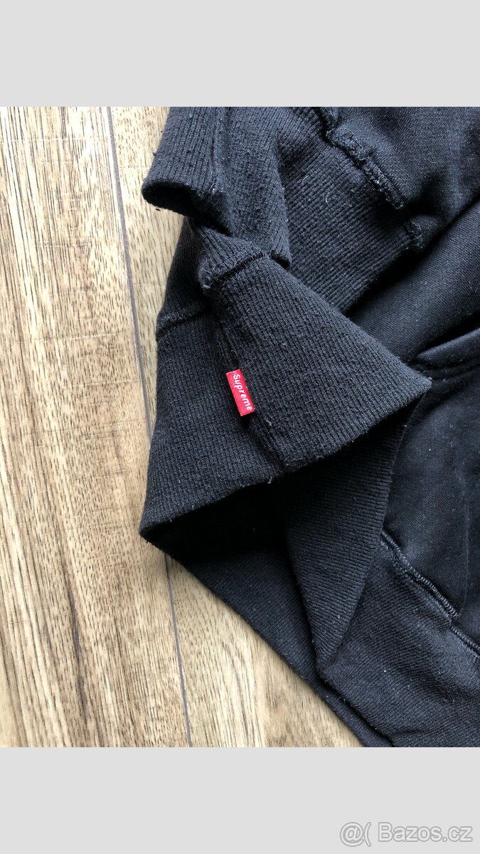 Supreme box logo hooded mikina černá