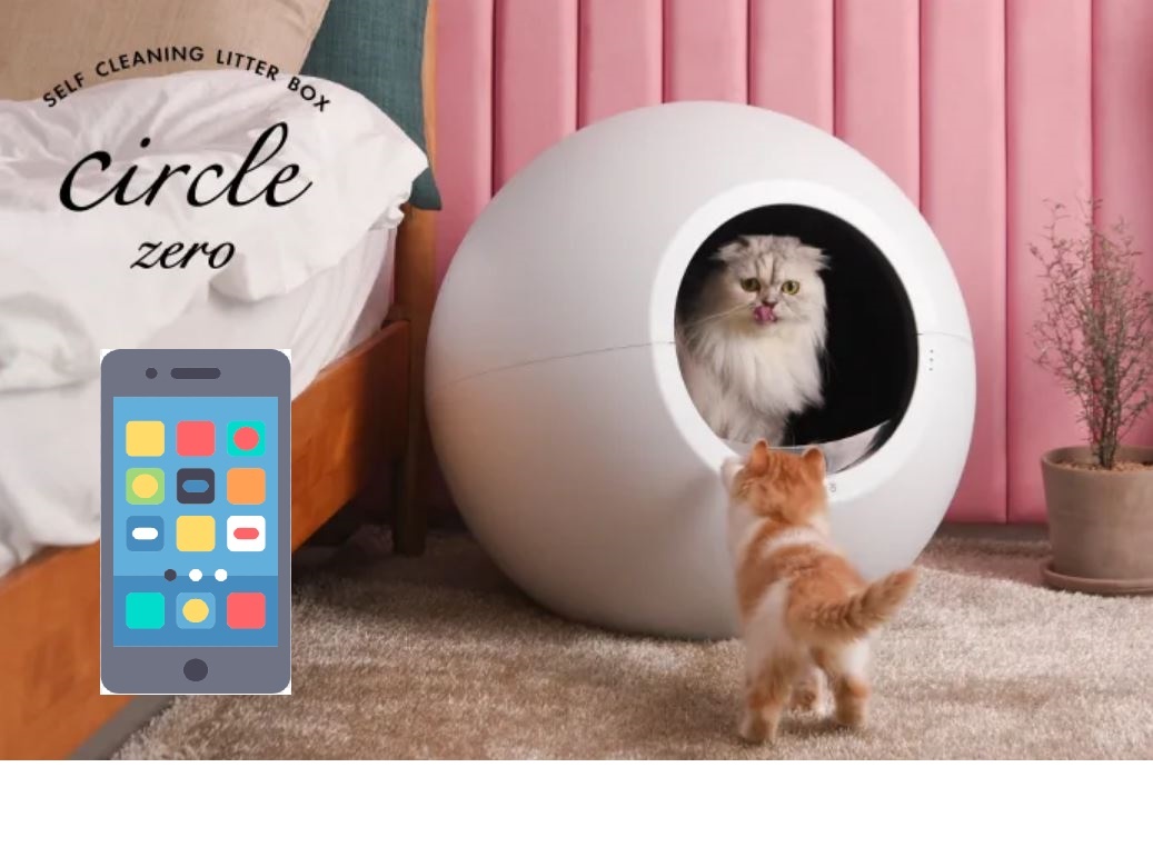 CIRCLE ZERO LITTER ROBOT AUTOMATICKA SAMOCISTICI WC TOALETA
