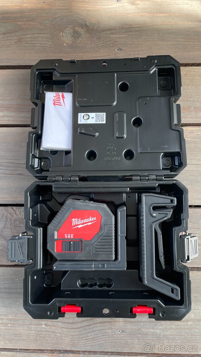 laser Milwaukee CLL-C + detektor liniového laseru LLD50
