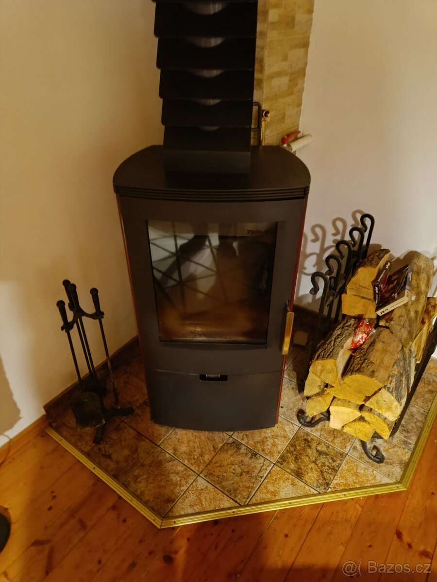 Krbová kamna s výměníkem