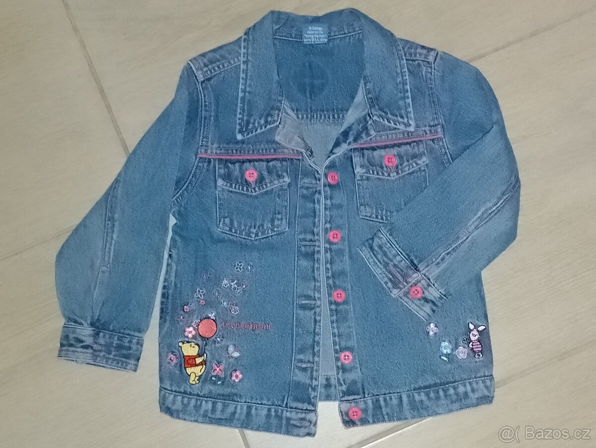 Džínová bunda Disney vel. 98