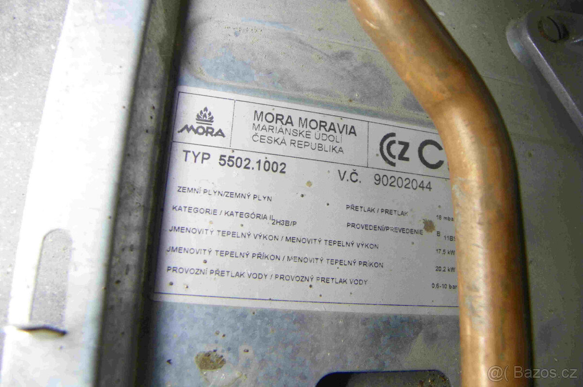 Prutokový ohřívač Mora 5502