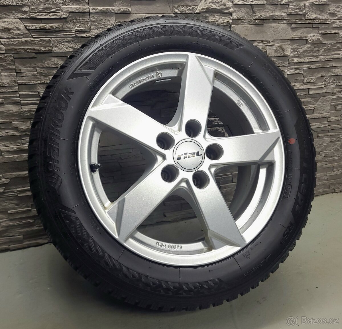 16" Alu kola Rial 5x112 zimní pneu 7,5mm