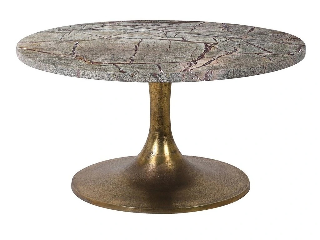 Moderní kulatý konferenční stolek  – Ø 75 cm – nový