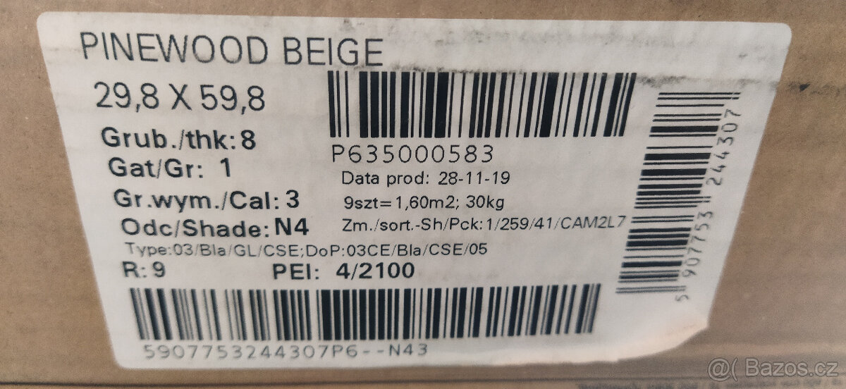 Dlažba PINEWOOD BEIGE