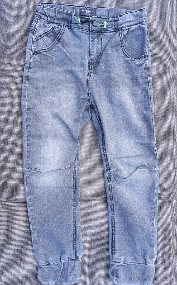 chlapecké rifle/džíny - vel. 140 - zn. Reserved
