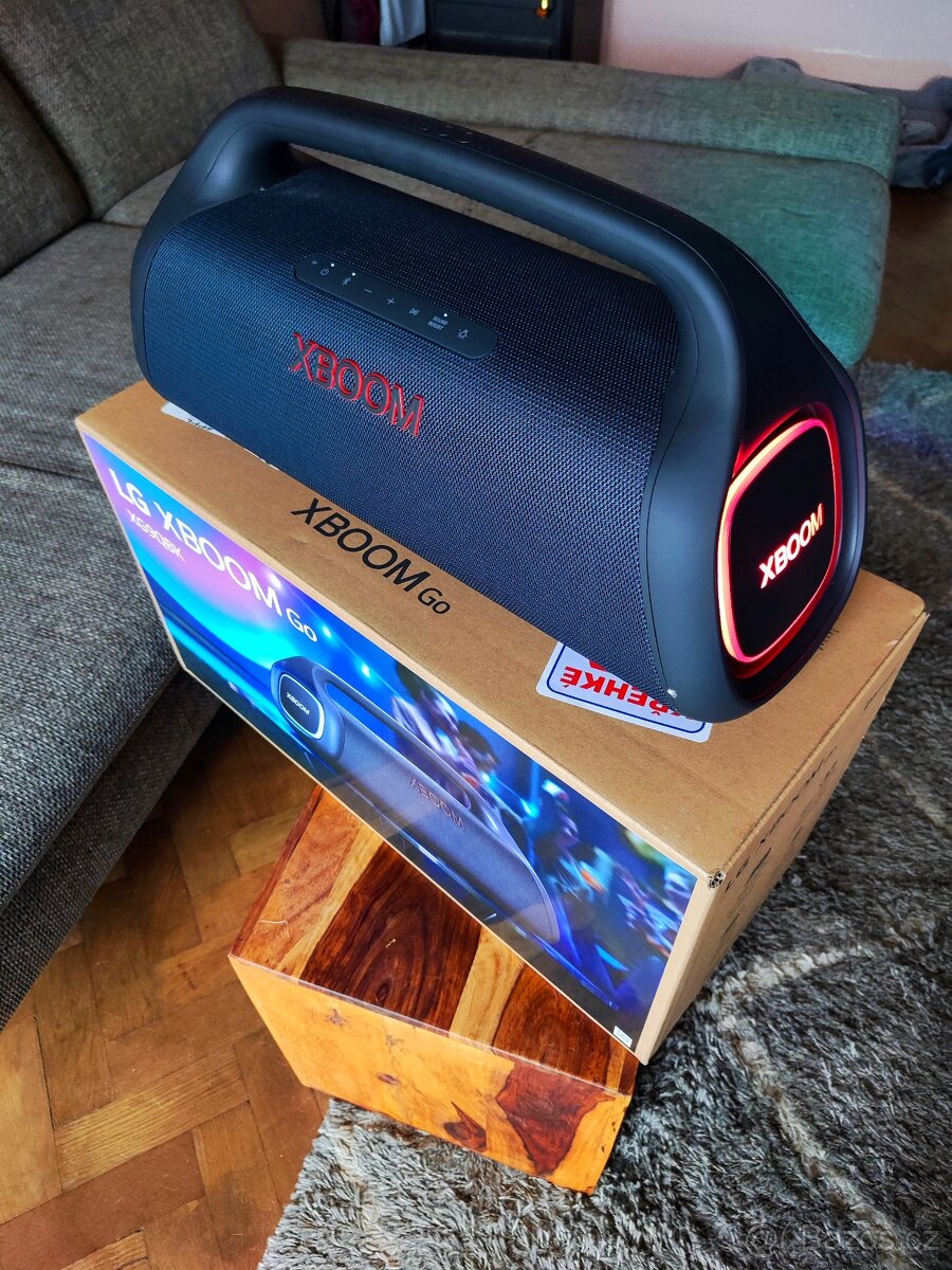 LG XBOOM XG9QBK -party repro 80W, RGB EFEKTY,ZÁNOVNÍ, ZÁRUKA