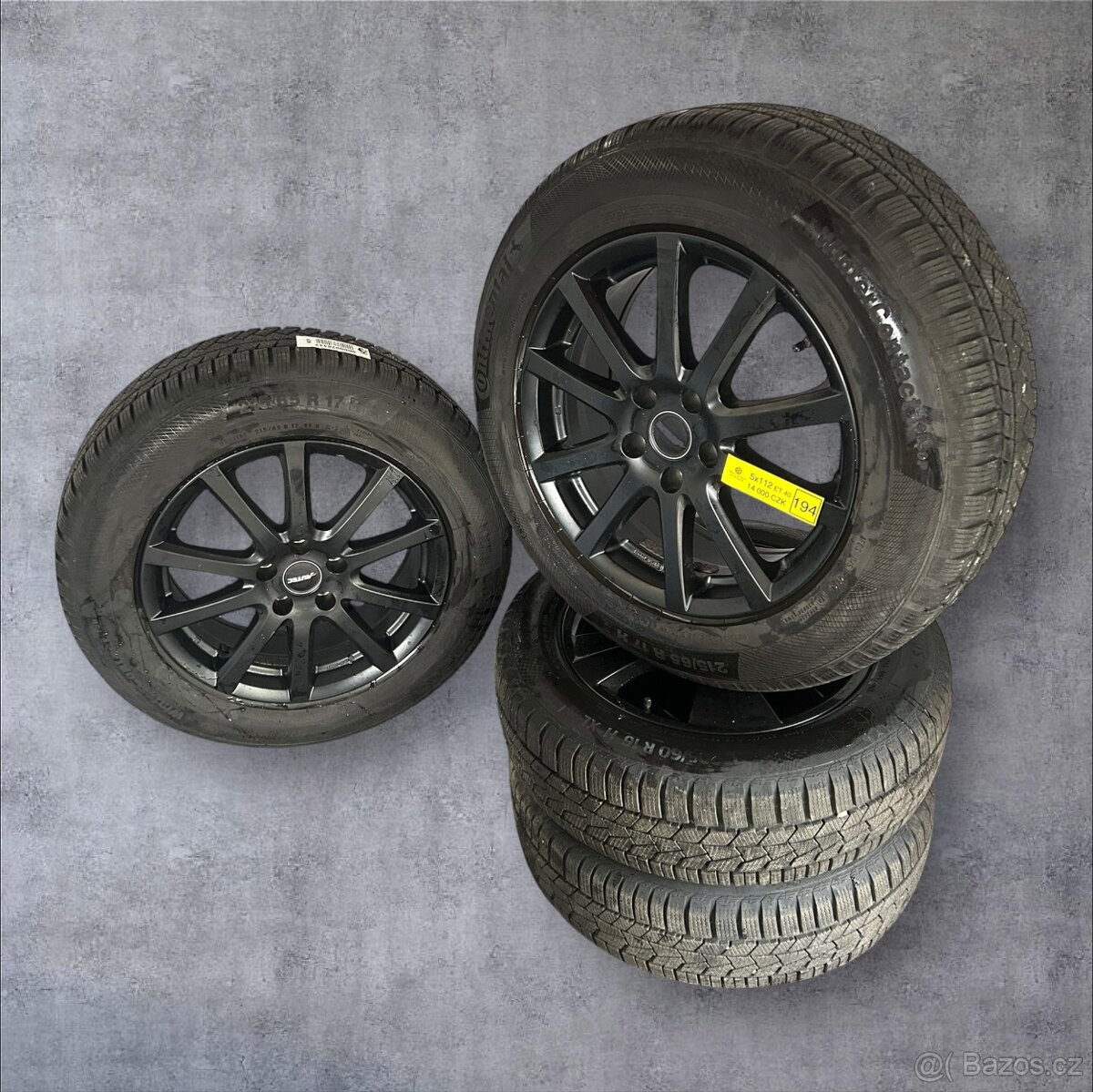 Alu kola Autec 5x112 + zimní 215/65r17