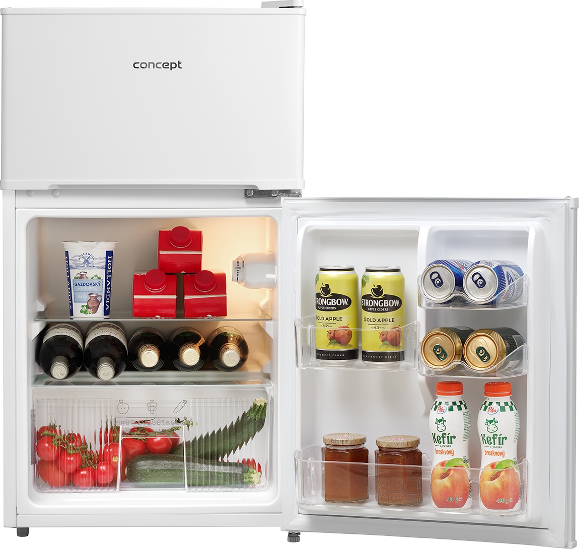Super malá kombo lednice CONCEPT LFT2047wh, plná záruka 2r