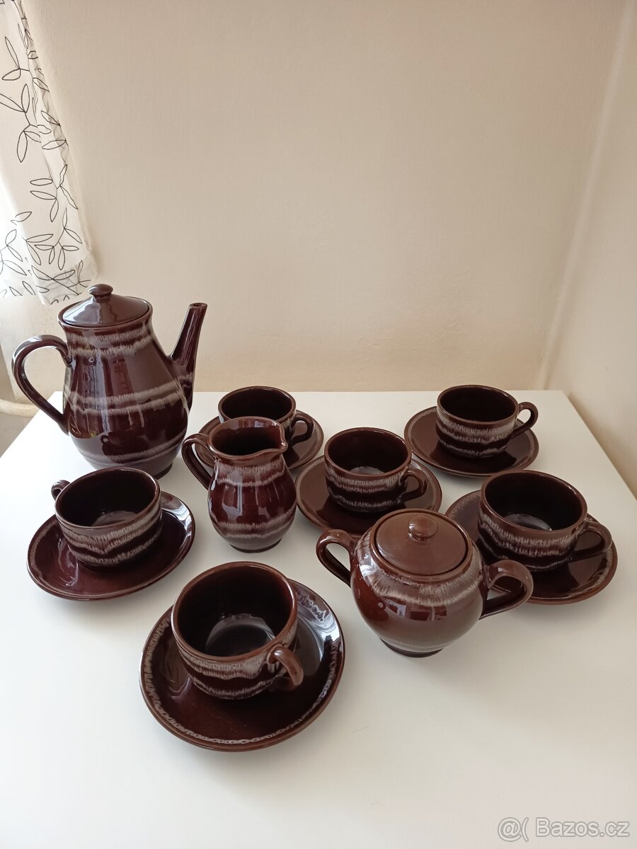 Keramická čajová sada