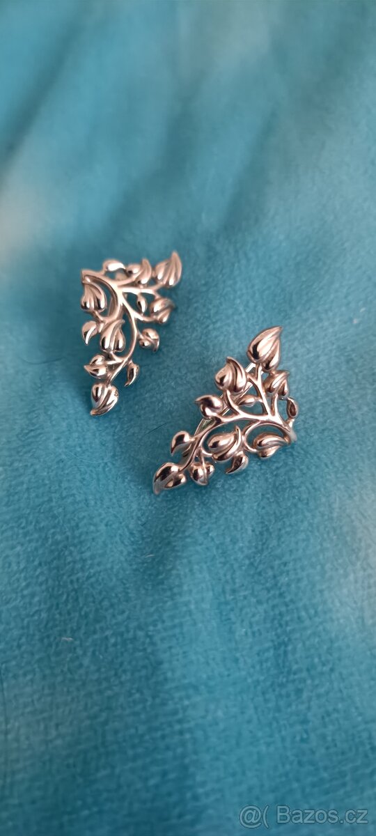 Náušnice stříbro