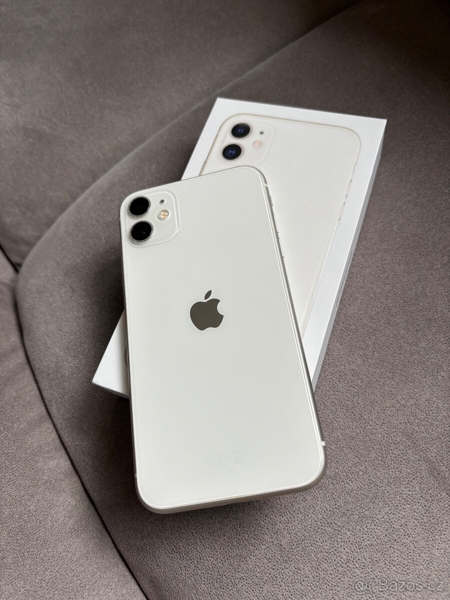 Prodám iPhone 11, 64 GB, barva bílá