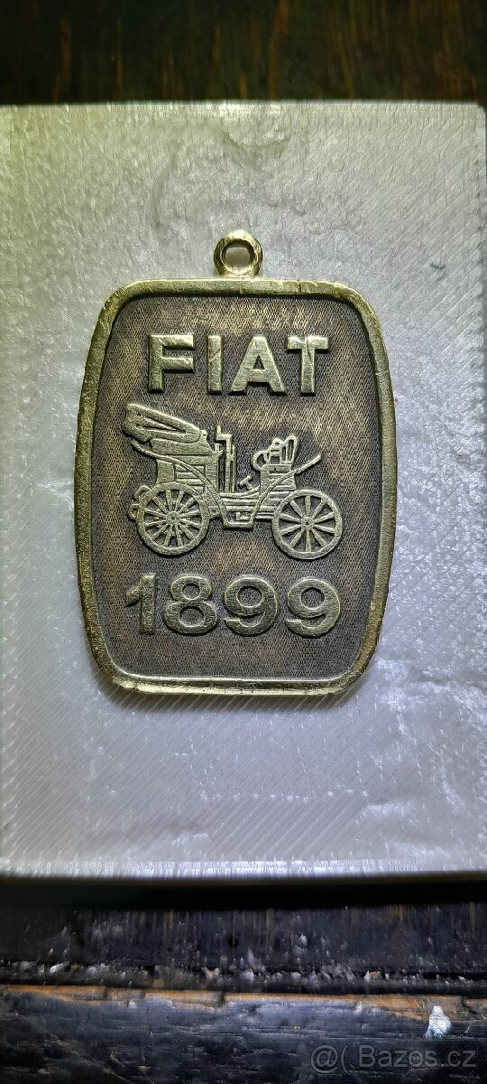 Fiat Klub odznak klíčenka 1968'