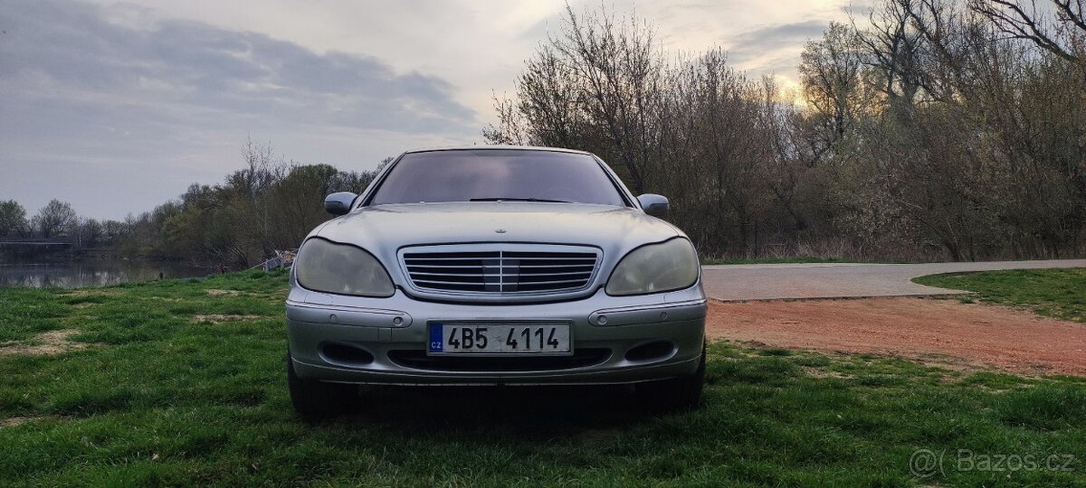 MB S400CDI 2001 naj. 350tis, SZ, max výbava, plně pojízdný