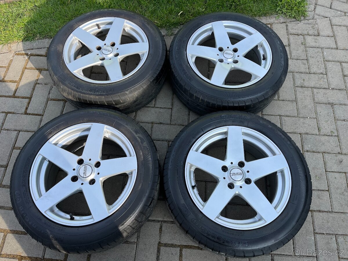 4x litá kola 4x108 R16, letní pneu