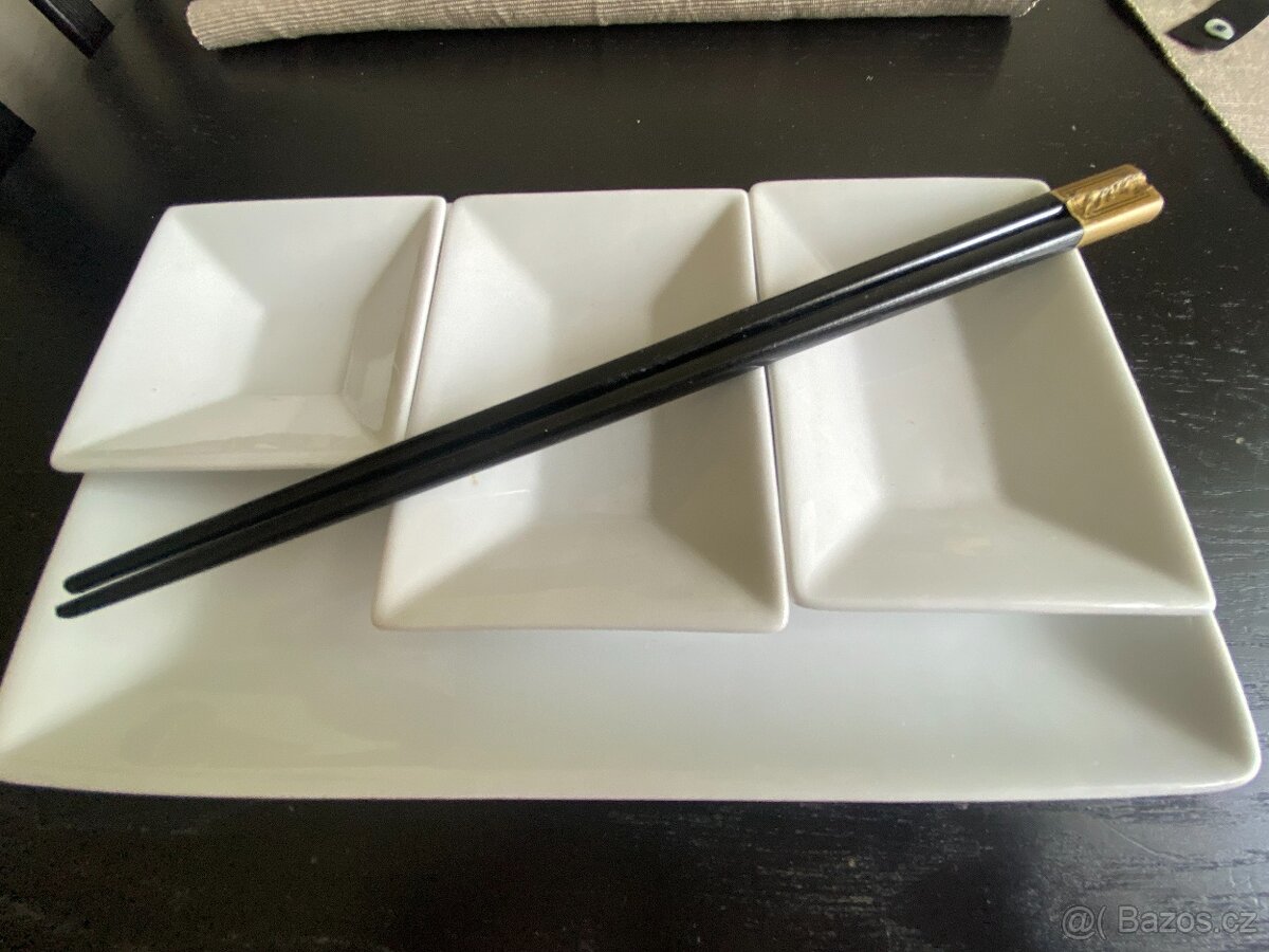 Keramická sada na servírování sushi nová