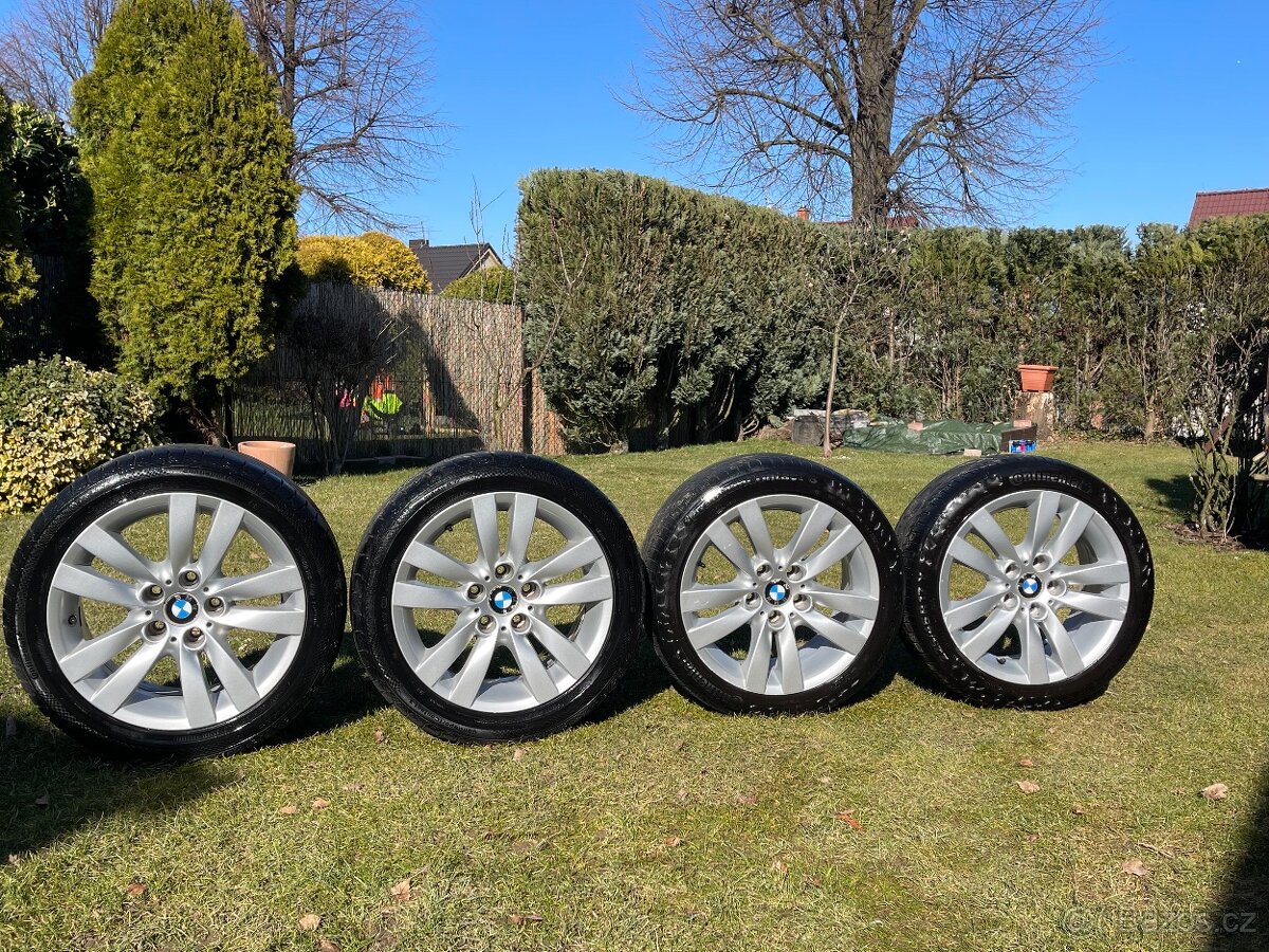 originál Alu BMW 17” styling 161 krásné letnípneu dvourozměr